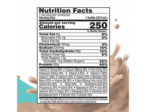 Cinnabon nutritional drink food facts