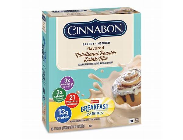 Cinnabon nutritional drink ingredients