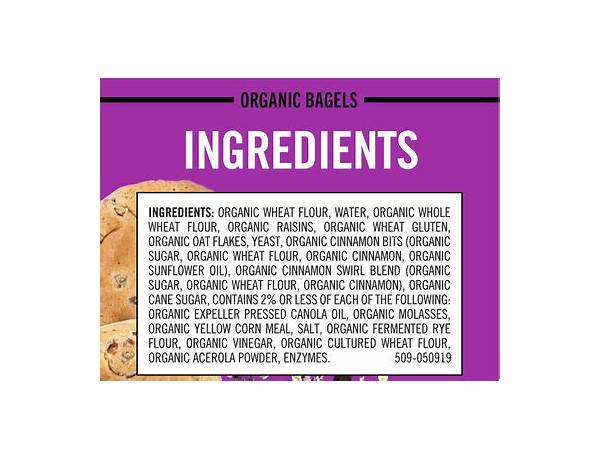 Cinnamon raisin remix ingredients