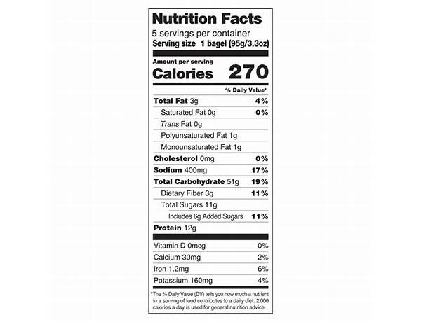 Cinnamon raisin remix nutrition facts