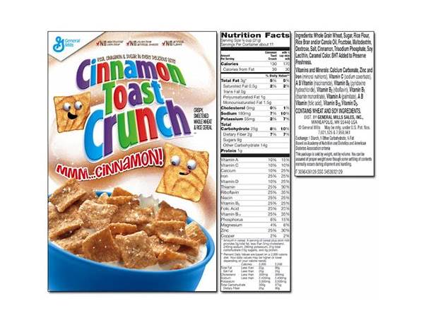Cinnamon toast crunch cereal ingredients