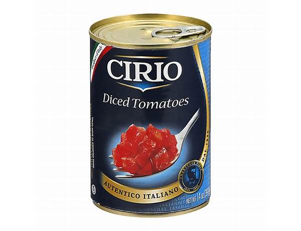 Cirio diced tomatoes ingredients