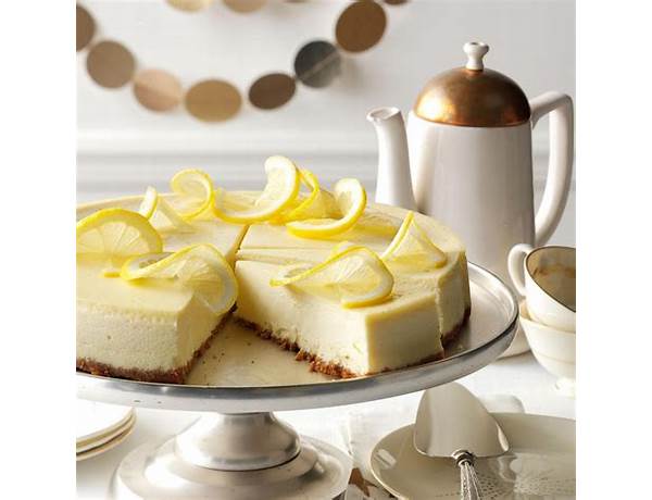 Citron cheesecake food facts