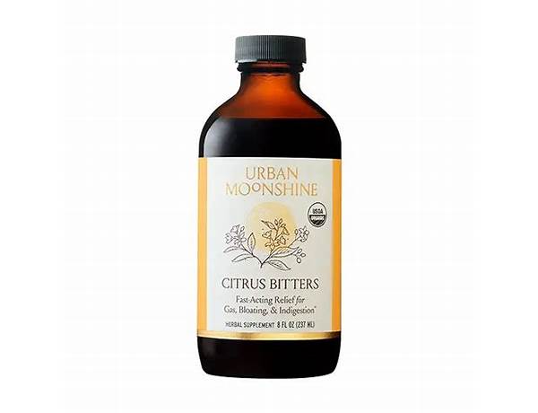 Citrus digestive bitters | organic herbal supplement ingredients