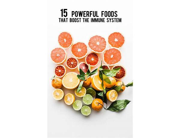 Citrus immune boost food facts