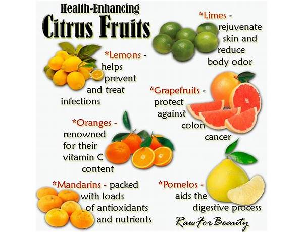 Citrus x food facts