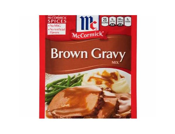 Classic brown gravy mix food facts