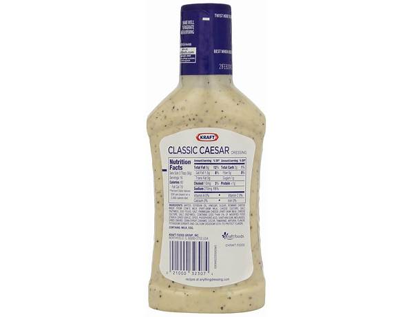 Classic caesar dressing food facts