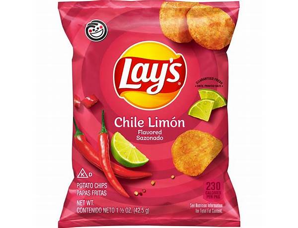 Classic chili lime flavored potato chips food facts