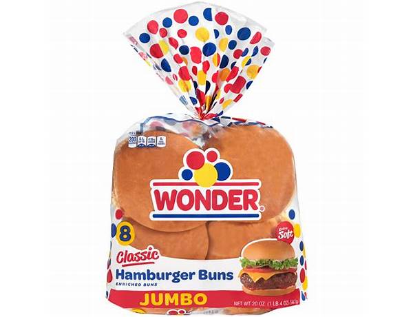 Classic hamburger buns ingredients