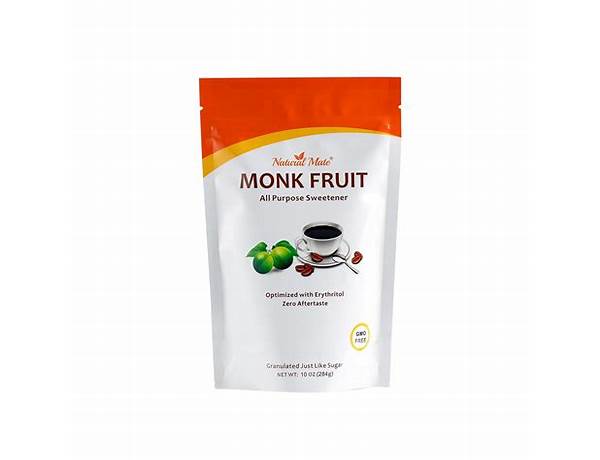 Classic monkfruit natural sweetener ingredients