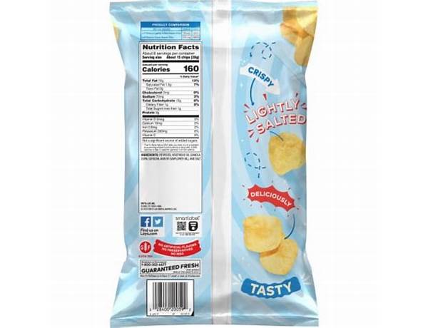 Classic potato chips lightly salted ingredients