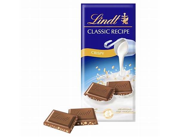 Classic recipe milk chocolate bar food facts