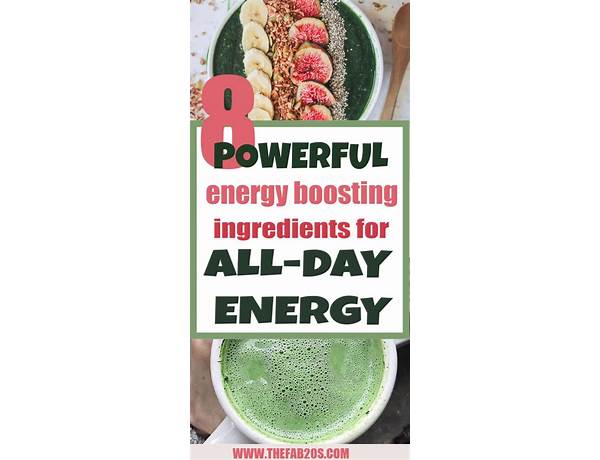 Clean all day energy food facts