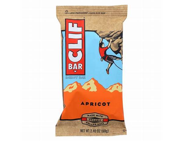 Clif bar, apricot ingredients