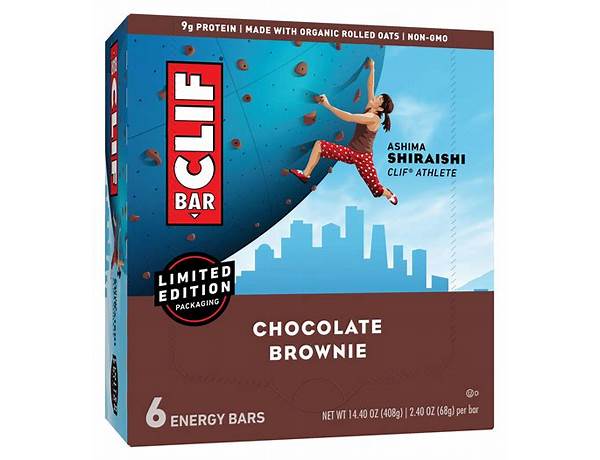 Cliff bar (chocolate brownie) food facts