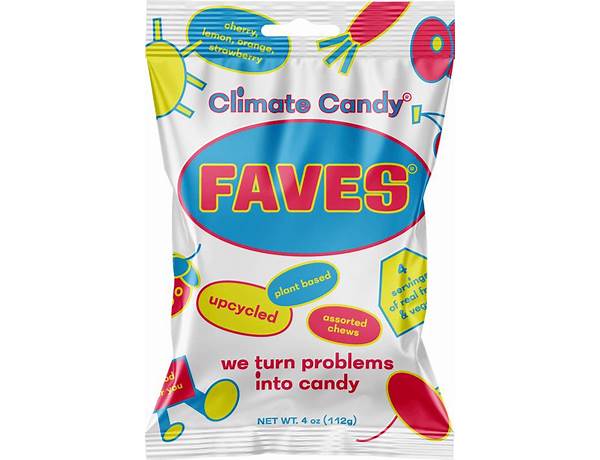 Climate candy faves food facts