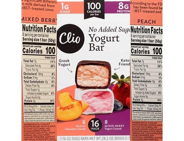 Clio mixed berry food facts