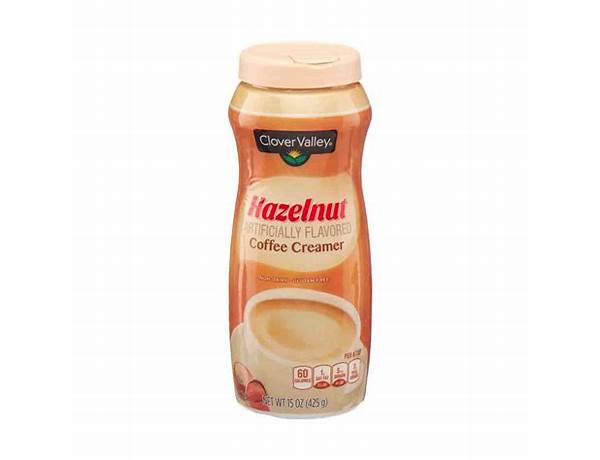 Clover valley liquid hazelnut coffee creamer nutrition facts