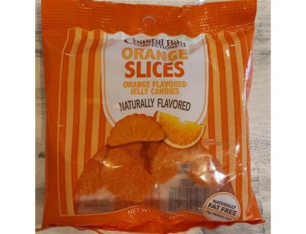 Coastal bay confections orange slices nutrition facts