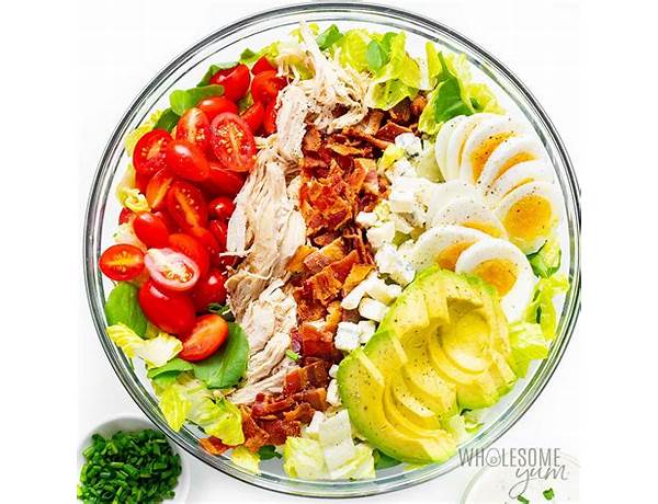 Cobb style salad ingredients