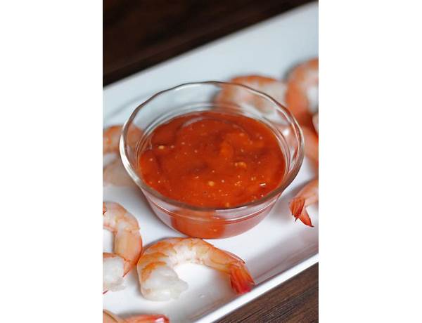 Cocktail shrimp with sauce food facts