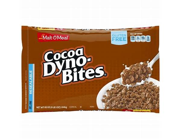 Cocoa dyno-bites - food facts