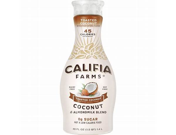 Coconut almond milk blend ingredients