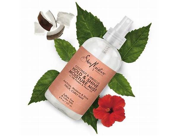 Coconut and hibiscus hold and shine moisture mist food facts