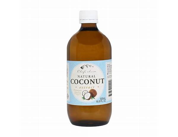 Coconut extract food facts