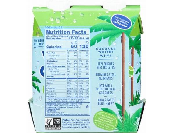 Coconut pineapple nutrition facts