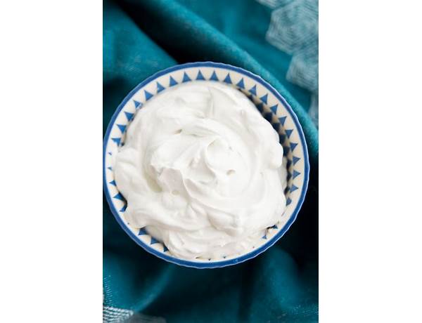 Coconut whipped cream food facts