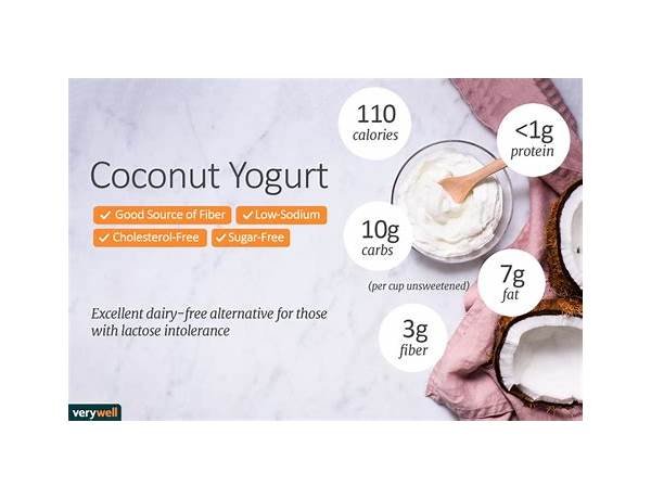 Coconut yogurt food facts