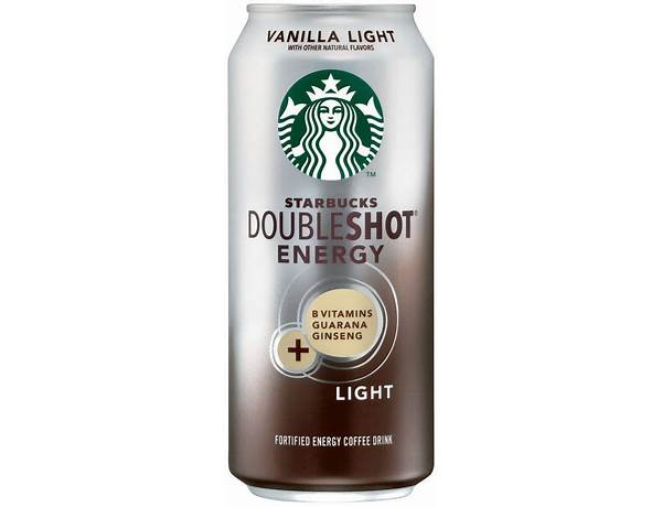 Coffee + energy drink, vanilla light food facts