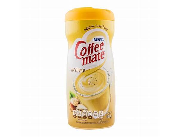 Coffee mate avellana food facts