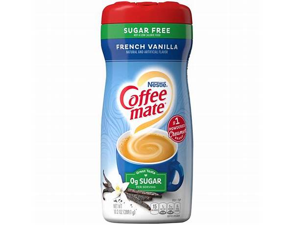 Coffee mate french vanilla sugar free food facts