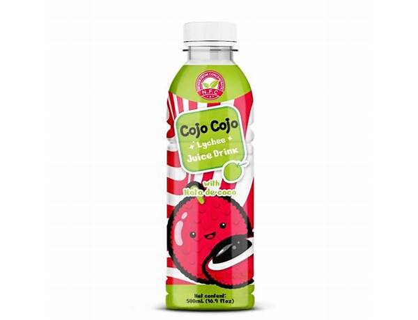 Cojo cojo lychee juice drink ingredients