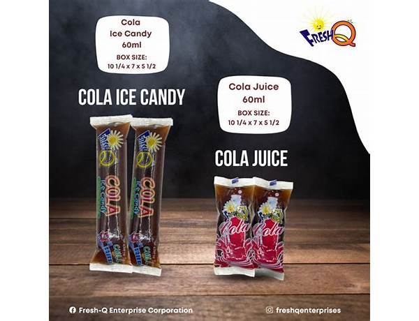 Cola ice candy ingredients