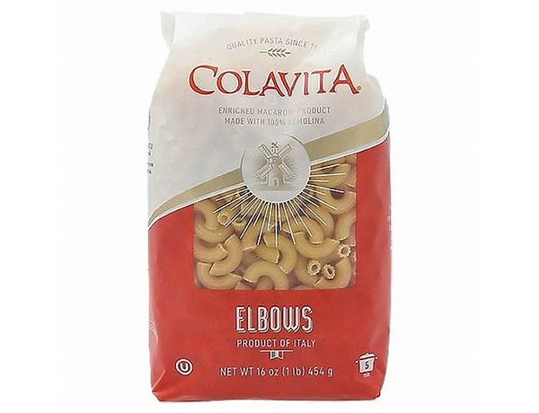 Colavita, elbows, enriched macaroni nutrition facts