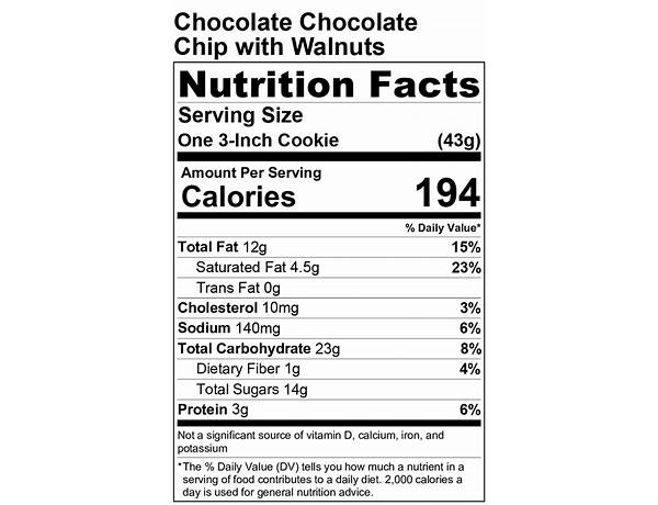 Colcafe cookies nutrition facts