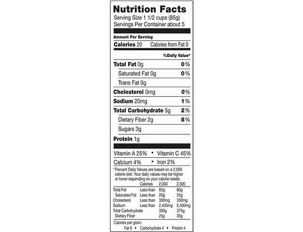 Colesaw salad nutrition facts