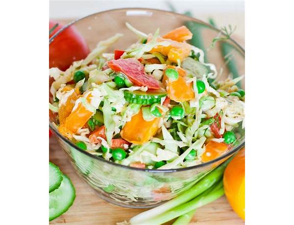 Coleslaw salat ingredients