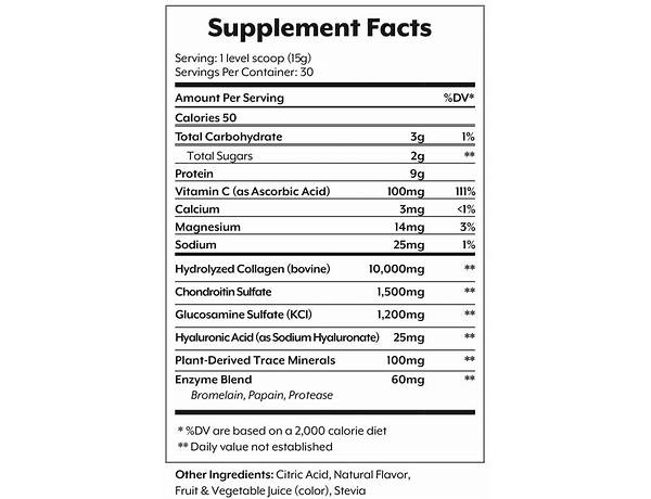 Collagen for her nutrition facts