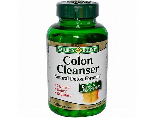 Colon cleaner ingredients