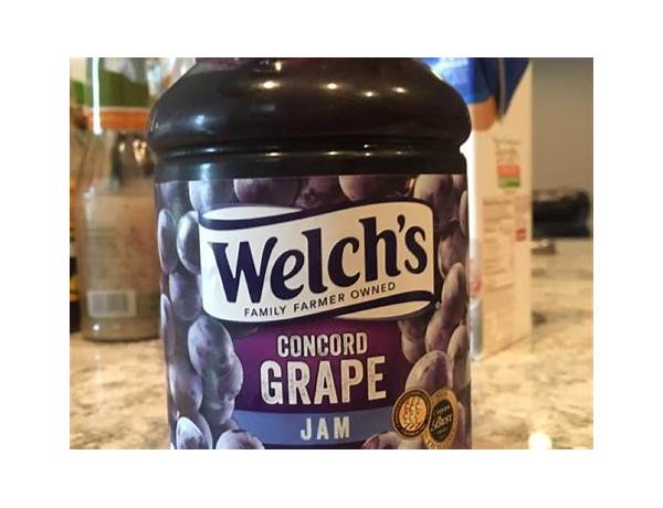 Concord grape jam food facts