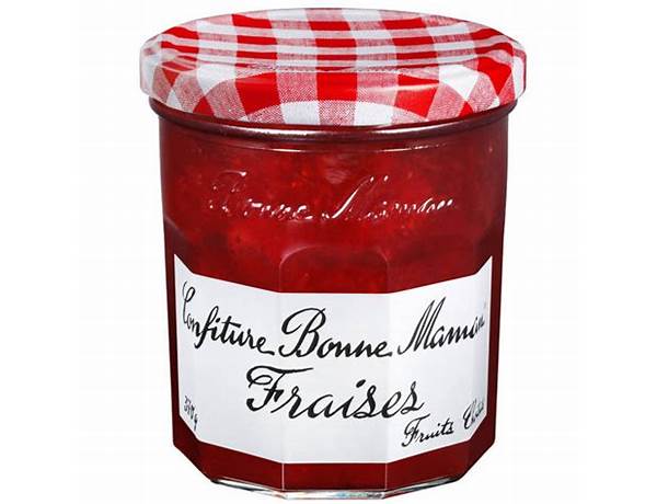 Confiture bonne maman fraise food facts