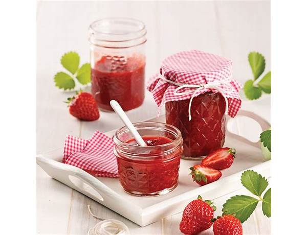 Confiture de fraises food facts