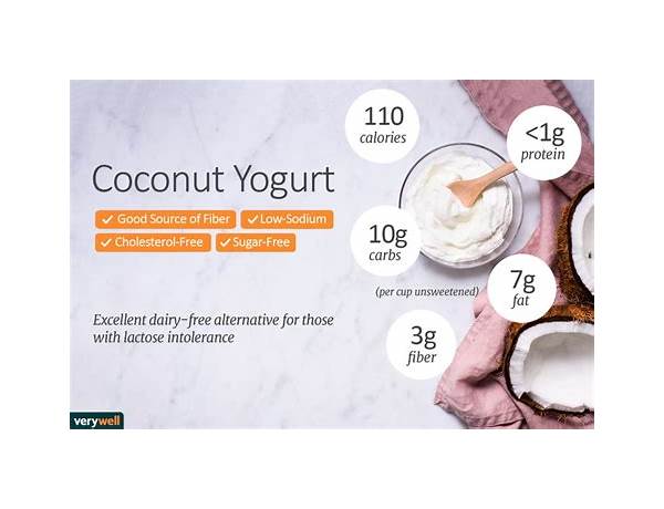 Coocnut yogurt food facts