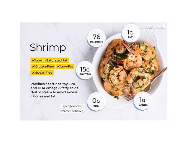 Cooked shrimp, medium nutrition facts