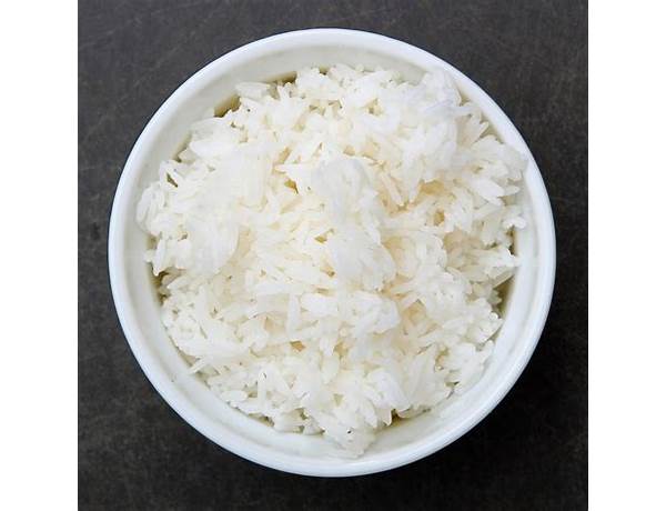 Cooked white rice ingredients